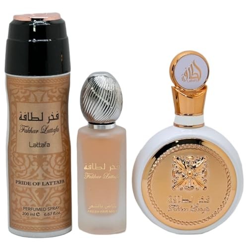 Lattafa Fakhar Rose Women's Gift Set 3pcs