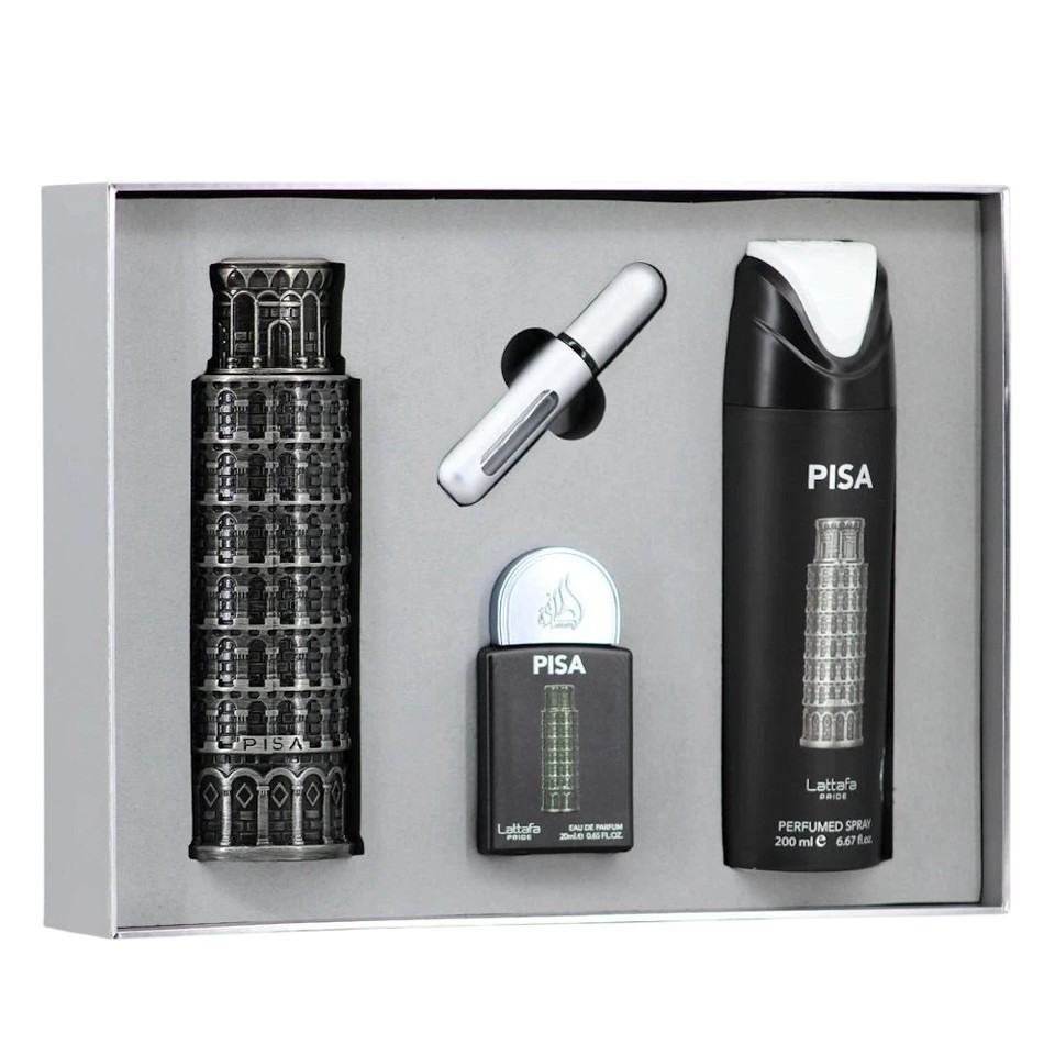 Lattafa Pride PISA Eau De Parfum 3-Piece Unisex Gift Set