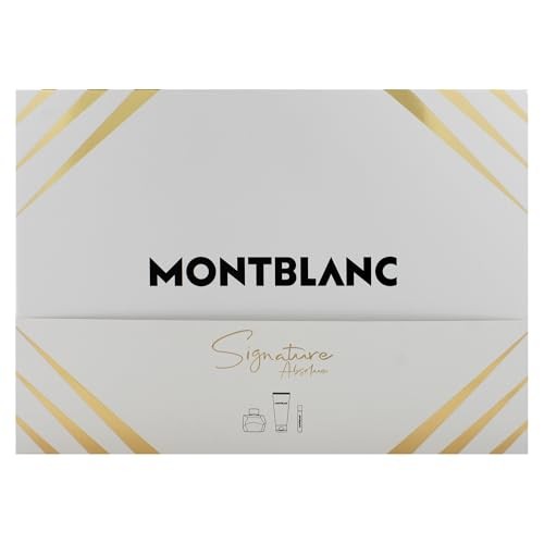 Signature Absolue by Mont Blanc for Women - 3 Pc Gift Set 3oz EDP Spray, 0.25oz EDP Spray, 3.3oz Body Lotion
