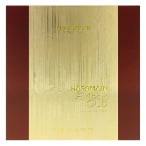 Al Haramain Amber Oud - Gold Edition   3 Pc Gift Set 2.5oz EDP Spray  1oz EDP Spray  6.6oz Body Spray