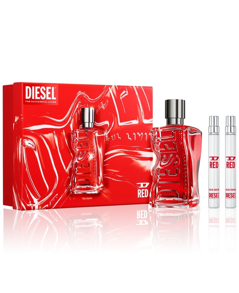 Diesel D Red Giftset - 100ml EDP & 2x10ml EDP