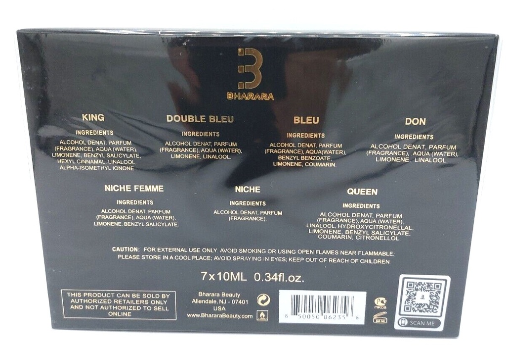 Bharara the Collection 7 X 10ml / 0.34 FL.OZ.