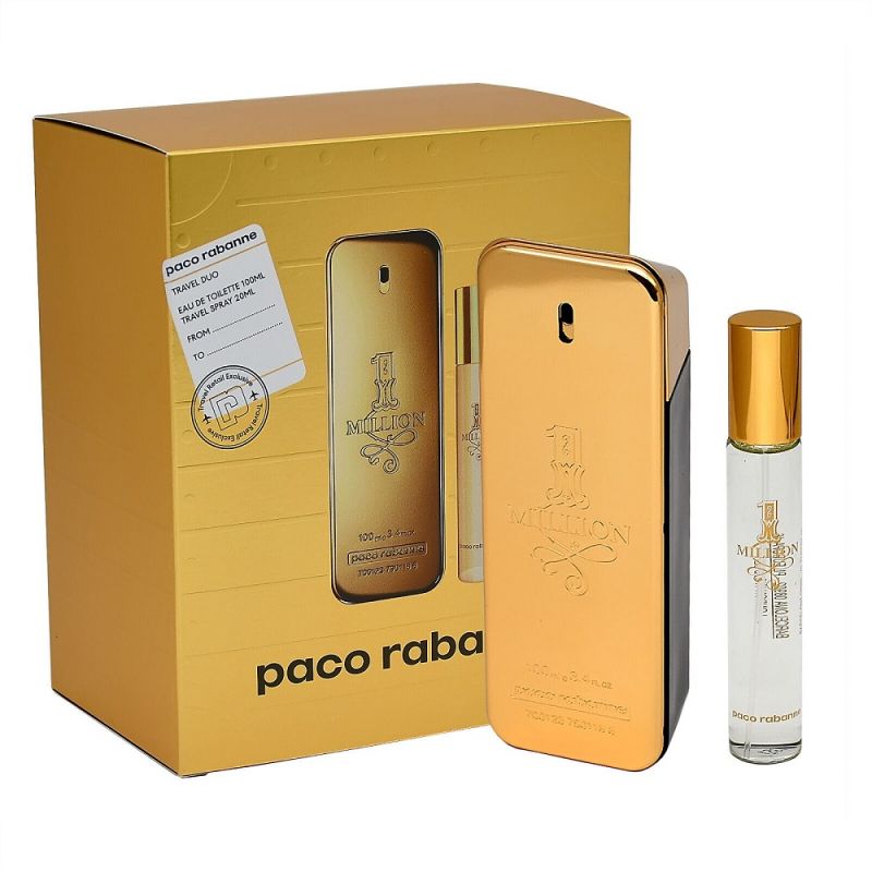 Paco Rabanne 1 Million Gift Set 100ml EDT + 20ml EDT