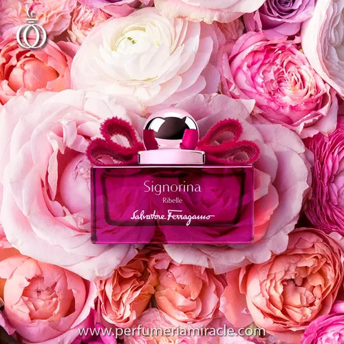 ESTUCHE SALVATORE FERRAGAMO SIGNORINA RIBELLE EDP :D 3.4 OZ 3 PZAS .webp