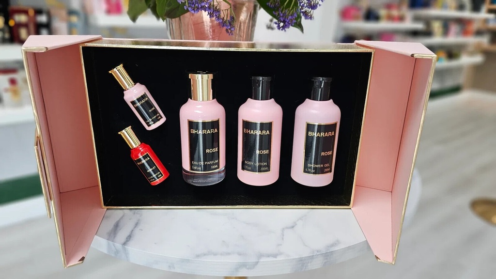 Bharara ROSE Luxury Gift Set 5 PC 3.4 Oz (new)