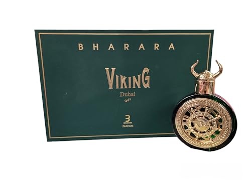 Bharara Viking Dubai Gift Set  Parfum 3.4oz 100ml with Mini 1.0oz/30ml and Body Lotion 6.0oz/180ml