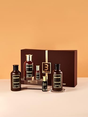 Bharara Chocolate Bath & Body Eau De Parfum 5 Pc Gift Set Unisex