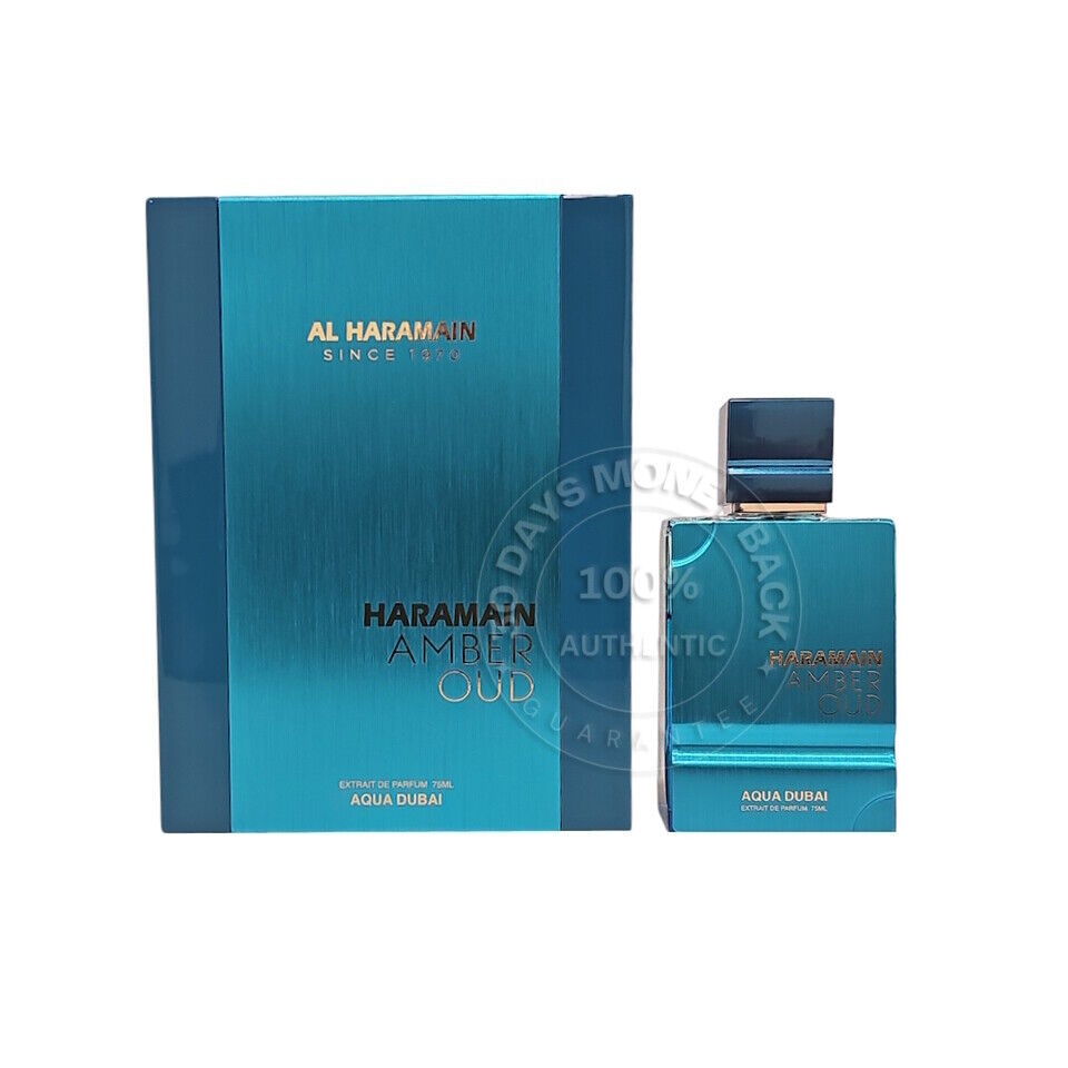 AL HARAMAIN AMBER OUD AQUA DUBAI EXTRAIT 2.5 OZ 