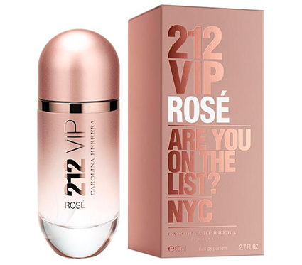 CAROLINA HERRERA 212 VIP ROSE EDP /D 2.7 OZ 