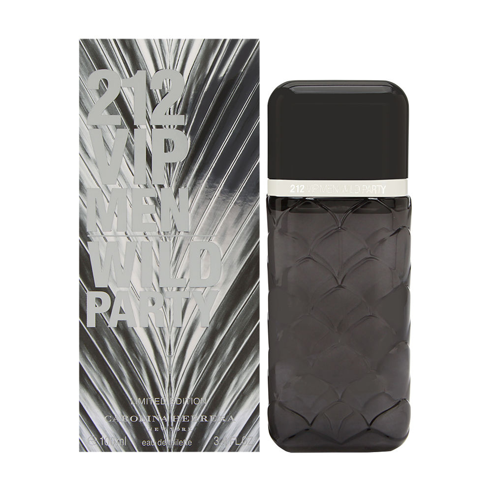 CAROLINA HERRERA 212 VIP WILD PARTY EDT /H 3.4 OZ 