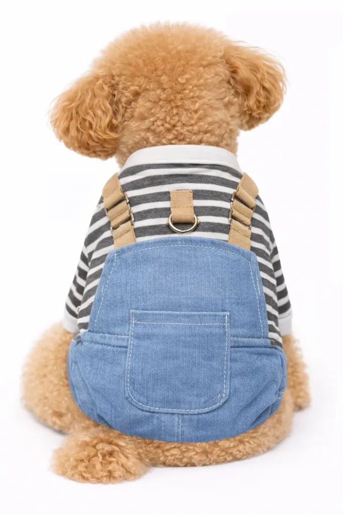 Braga Para Mascotas Rayas Grises (S)