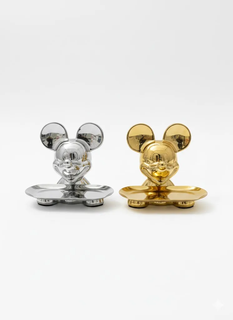 ADORNO / ALCANCIA DE MIKEY MOUSE CON BANDEJA