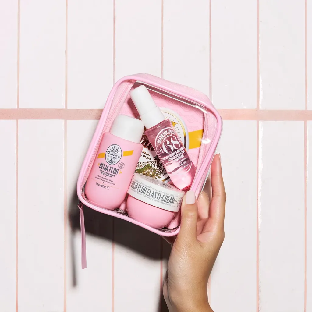 ESTUCHE SOL DE JANEIRO 68 BEIJA FLOR JET SET 3 PZAS