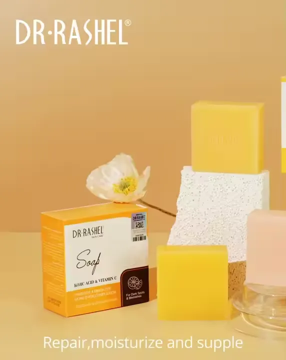 JABON FACIAL DR. RASHEL  100GR KOJIC ACID Y VITAMINA C  EN BARRA