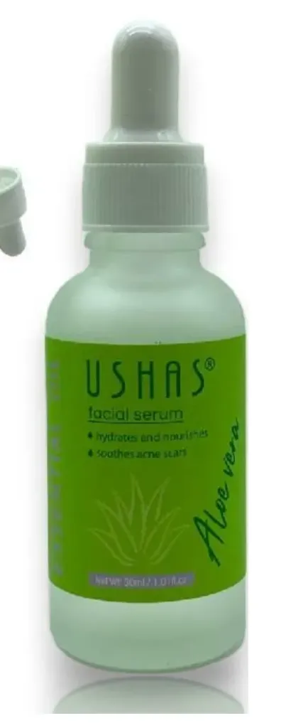 Serum Facial de Aloe Vera Ushas / Suero Calmante e Hidratante