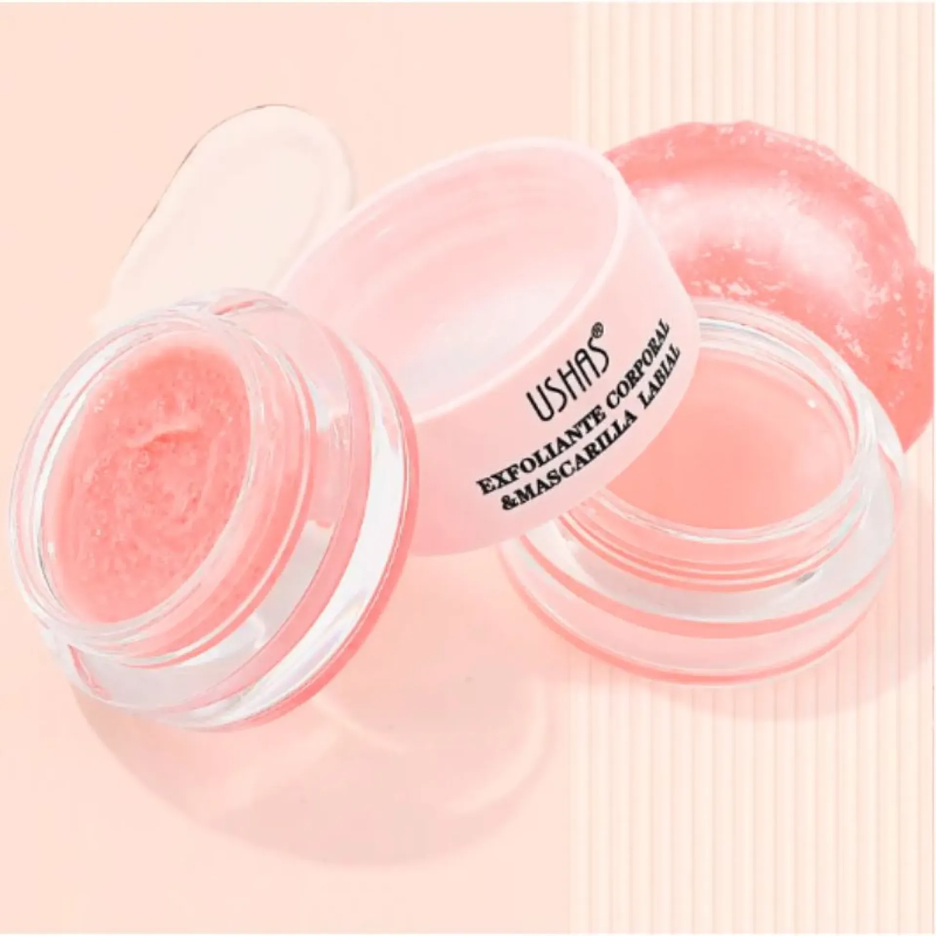 Ushas Exfoliante & Mascarilla Labial . 