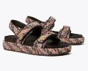 TORY BURCH KIRA SPORT SANDAL ROSA MULTI / COCOA