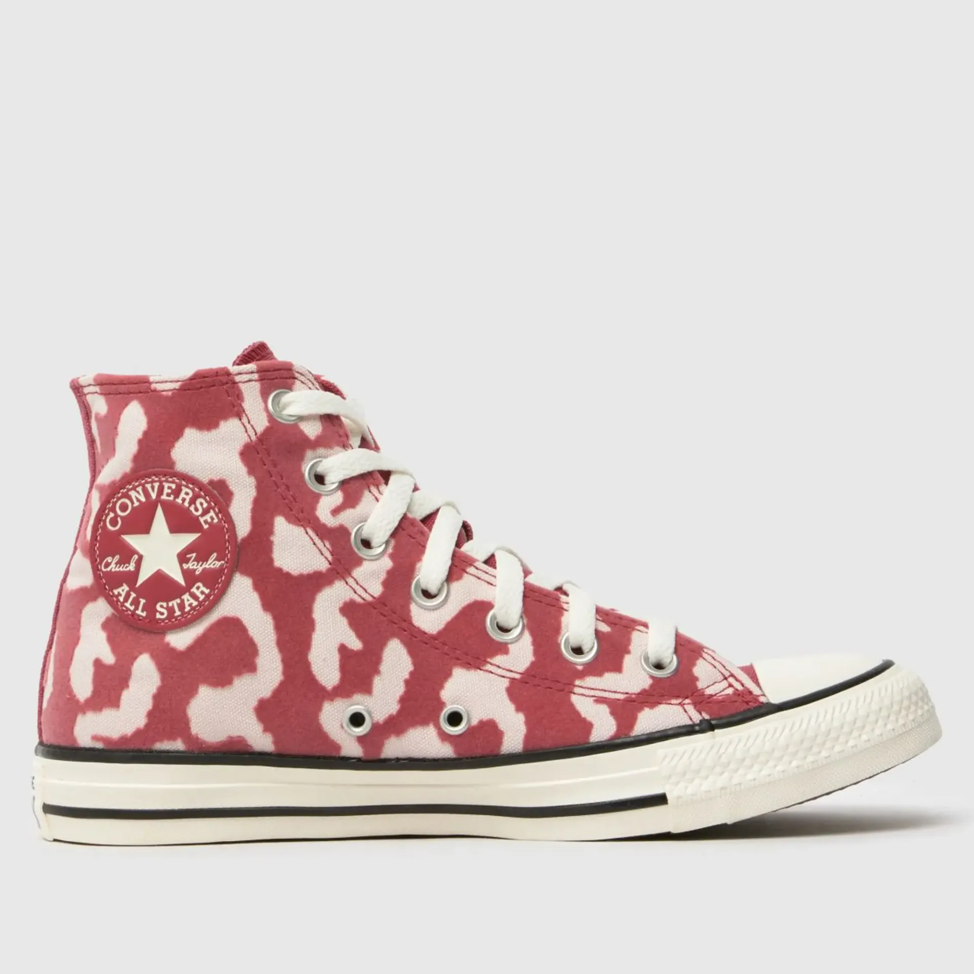 Converse Womens Chuck Taylor All Star Leopard Remix Pink