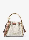 Michael Kors Mina Small Signature Logo Chain Crossbody Bag