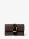 Michael Kors Nolita Medium Signature Logo Tri-Fold Wallet