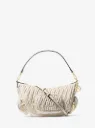 Michael Kors Merritt Matelassé Convertible Crossbody Bag / OFFWHT