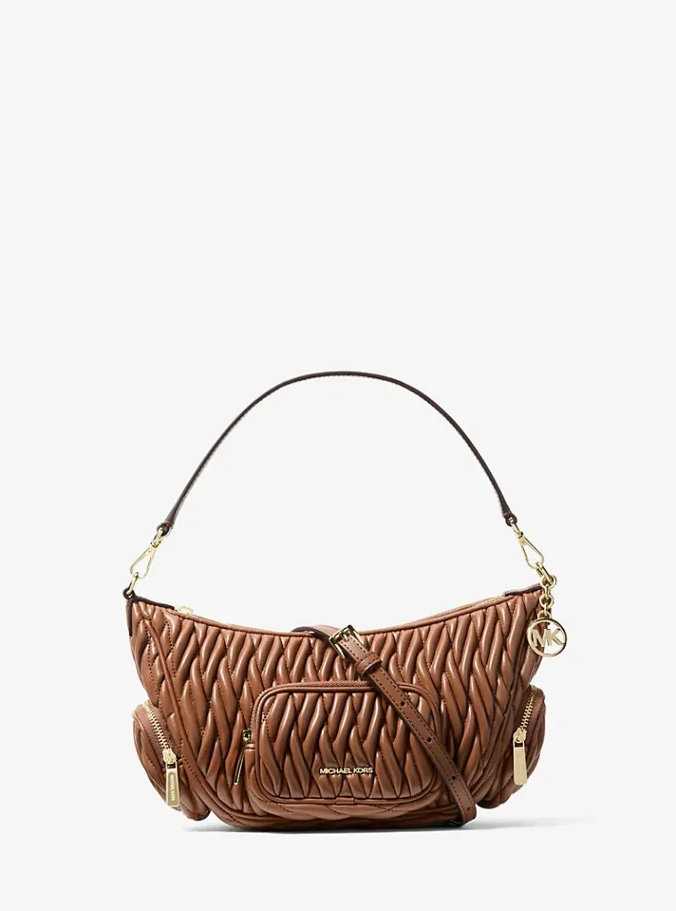 Michael Kors Merritt Matelassé Convertible Crossbody Bag  BRW