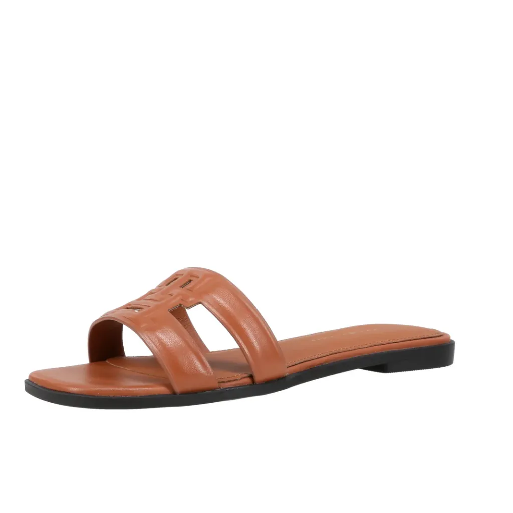 Tommy Hilfiger Th Logo Strap Mule CINNBARK