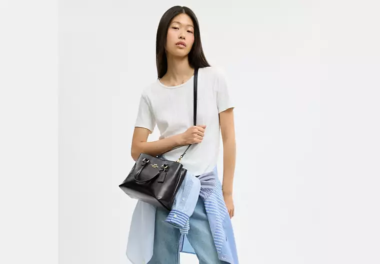 Coach Station Carryall Bag In Signature black