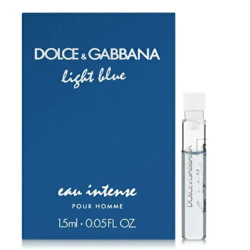 Light blue Dolce & Gabana Eau de Parfum Vial de Spray EDP de 1,5 ml (Mini)