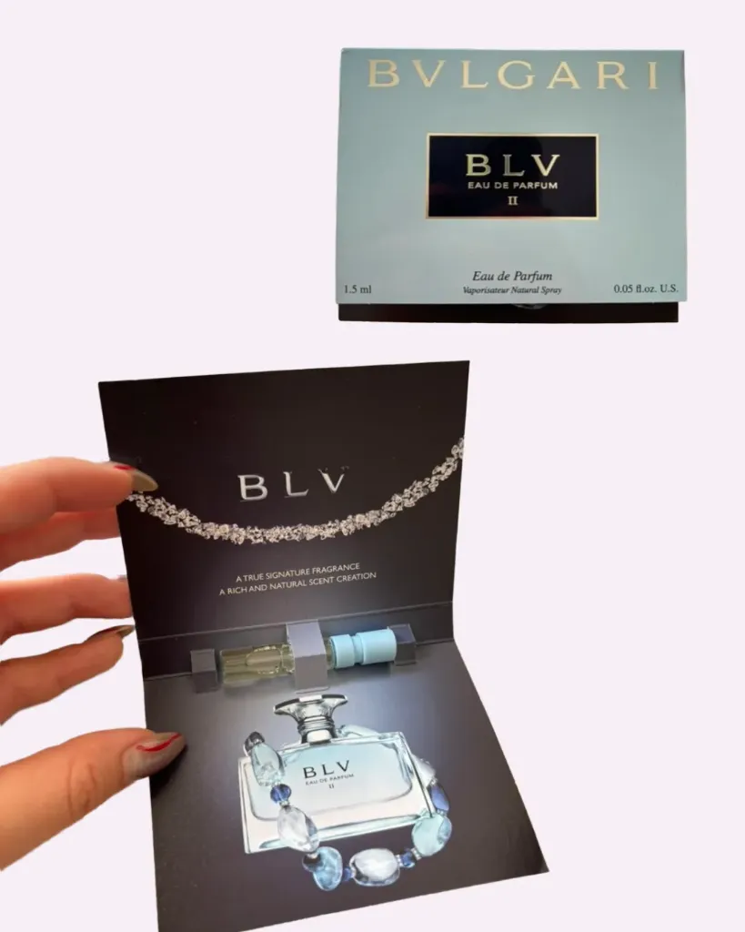 Bvlgari  II Eau de Parfum Vial de Spray EDP de 1,5 ml (Mini) 