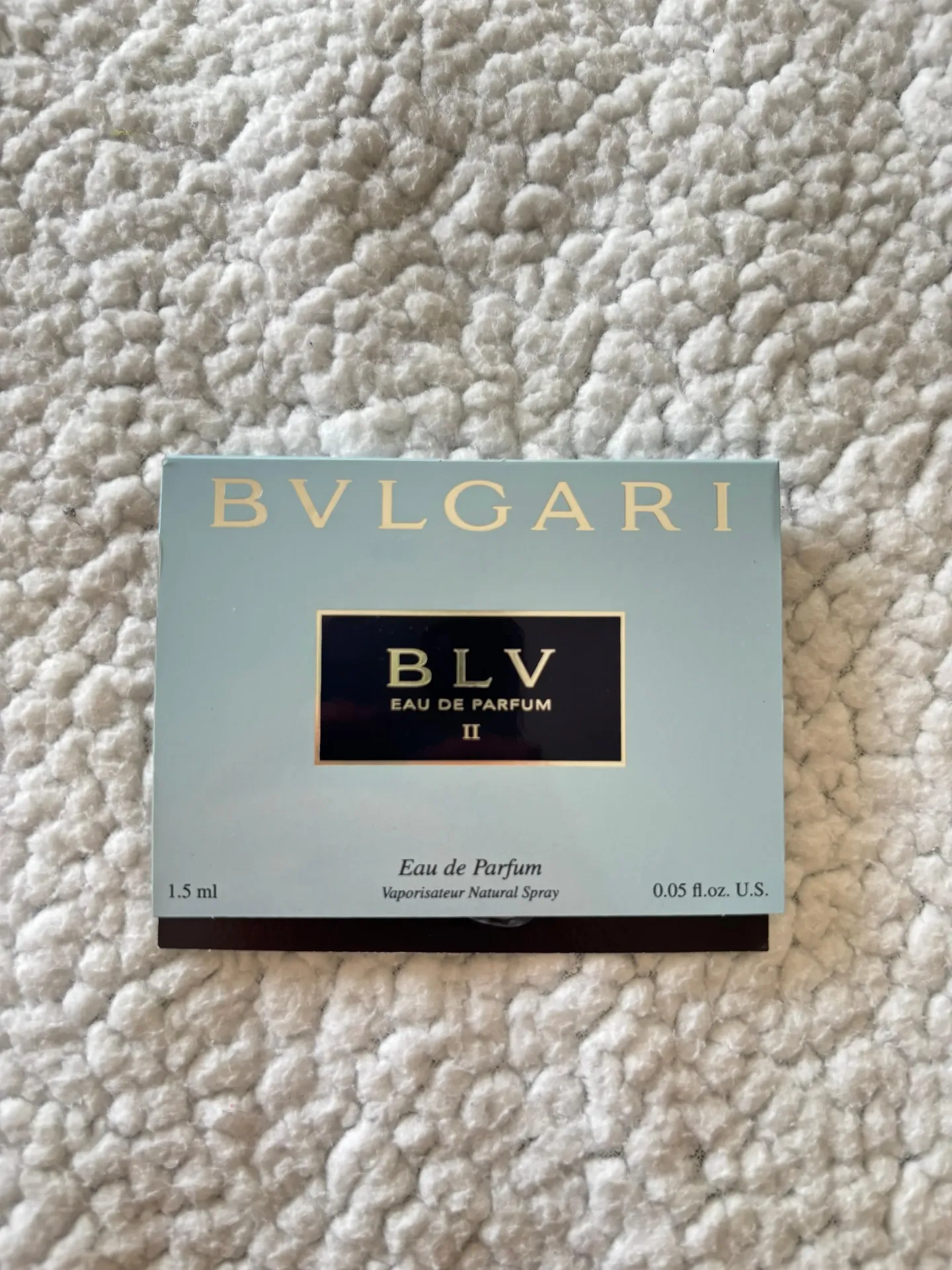 Bvlgari  II Eau de Parfum Vial de Spray EDP de 1,6 ml (Mini) 