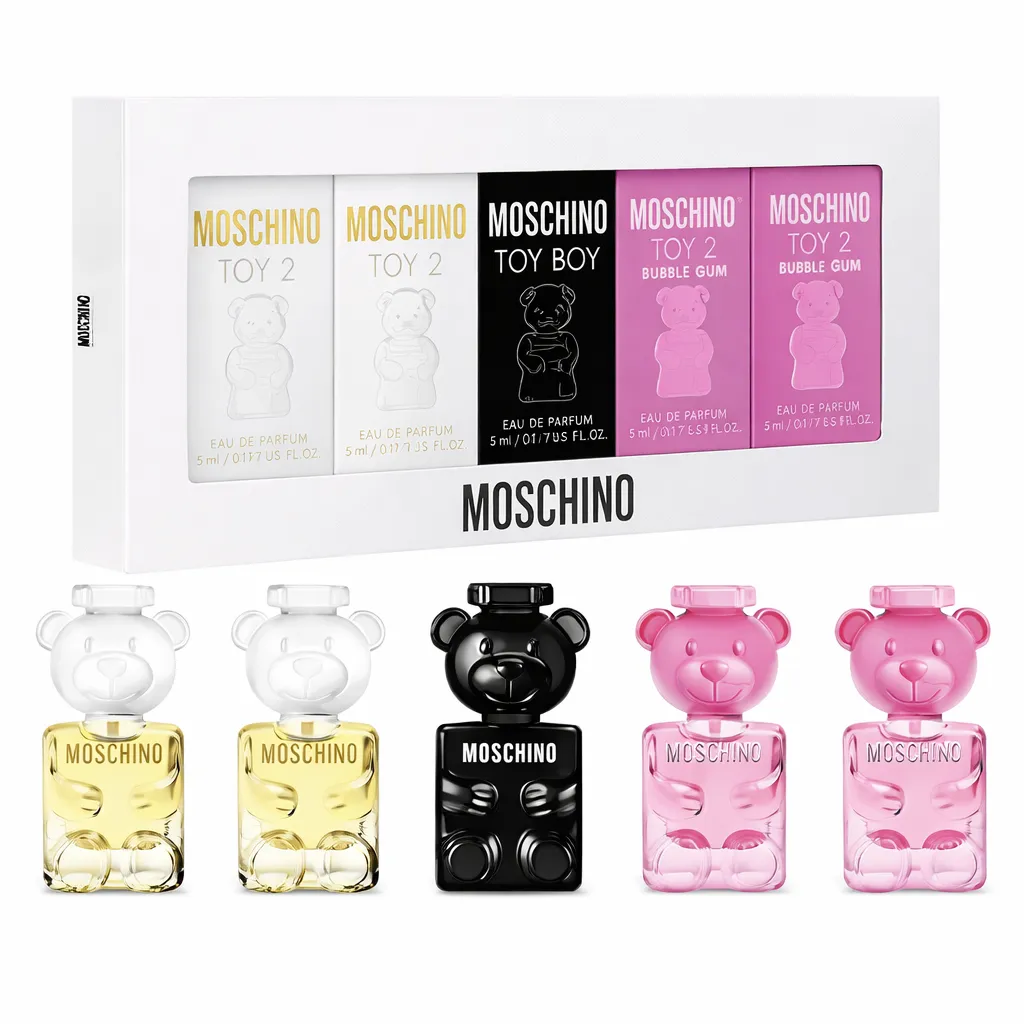 ESTUCHE MOSCHINO MINI TOY SET X 5