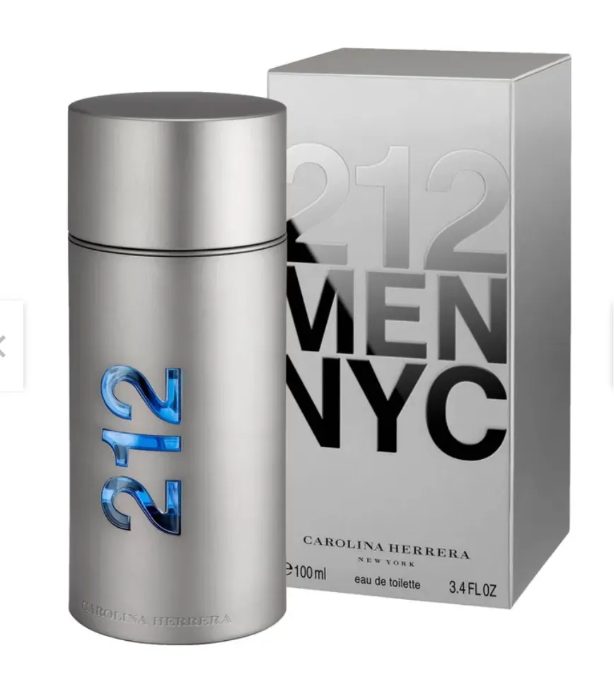 Perfume Hombre Carolina Herrera 212 Men 100 Ml EDT 