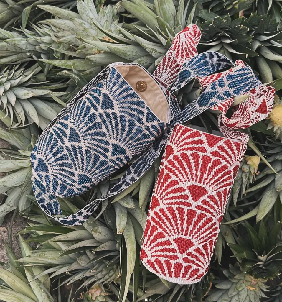 MOCHILA ABANICOS FOLKLORE    (Rojo)