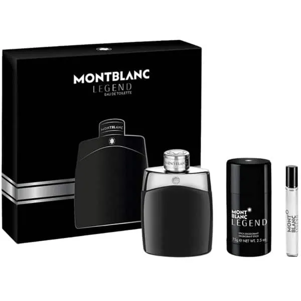 Mont Blanc Legend Estuche Set 3 Piezas - 100ml - Eau De Toilette - Hombre
