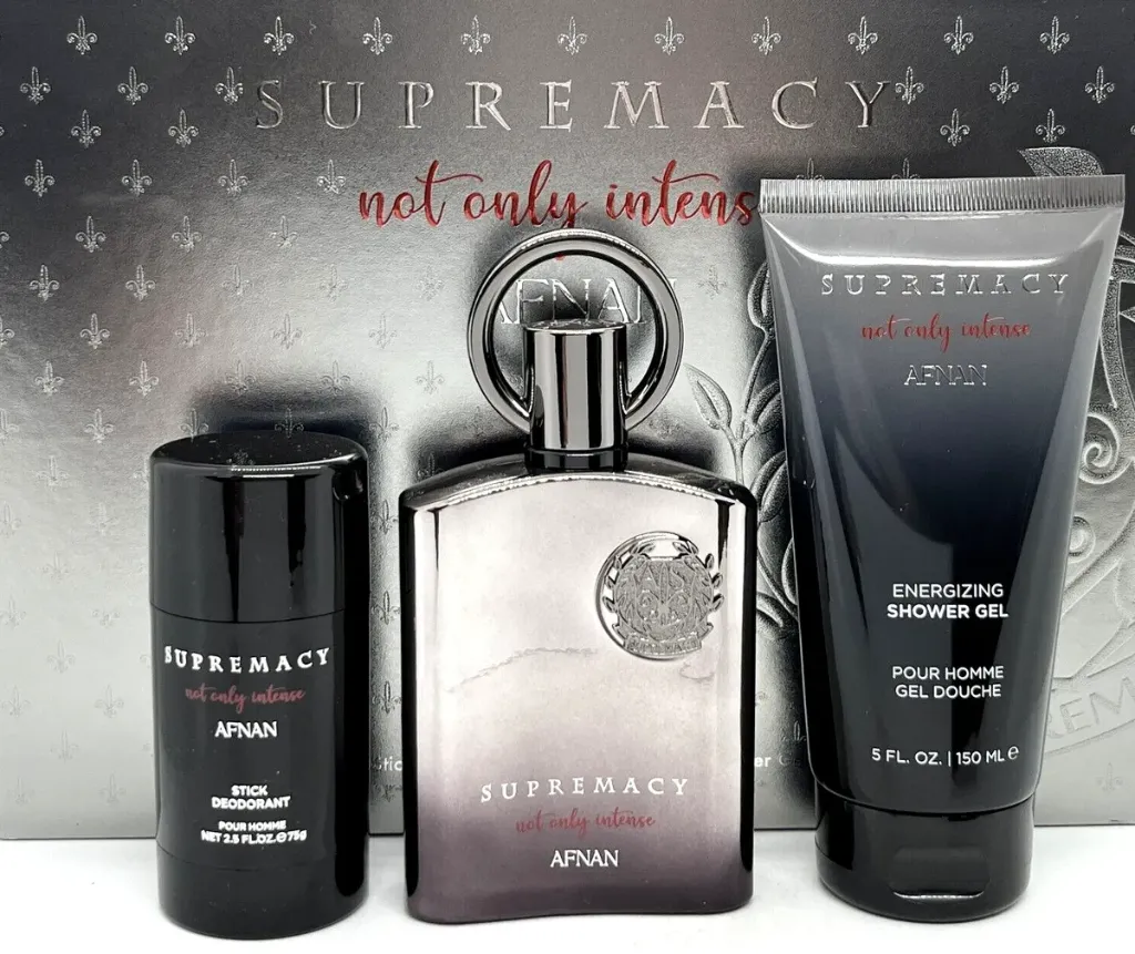 Afnan Supremacy Not Only Intense Gift Set - EDP 100ml Spray + 150ml Shower Gel