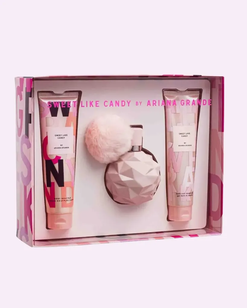 Estuche Ariana Grande Sweet Like Candy Gift Set 100ml EDP + 100ml Shower Gel + 100ml Body Lotion
