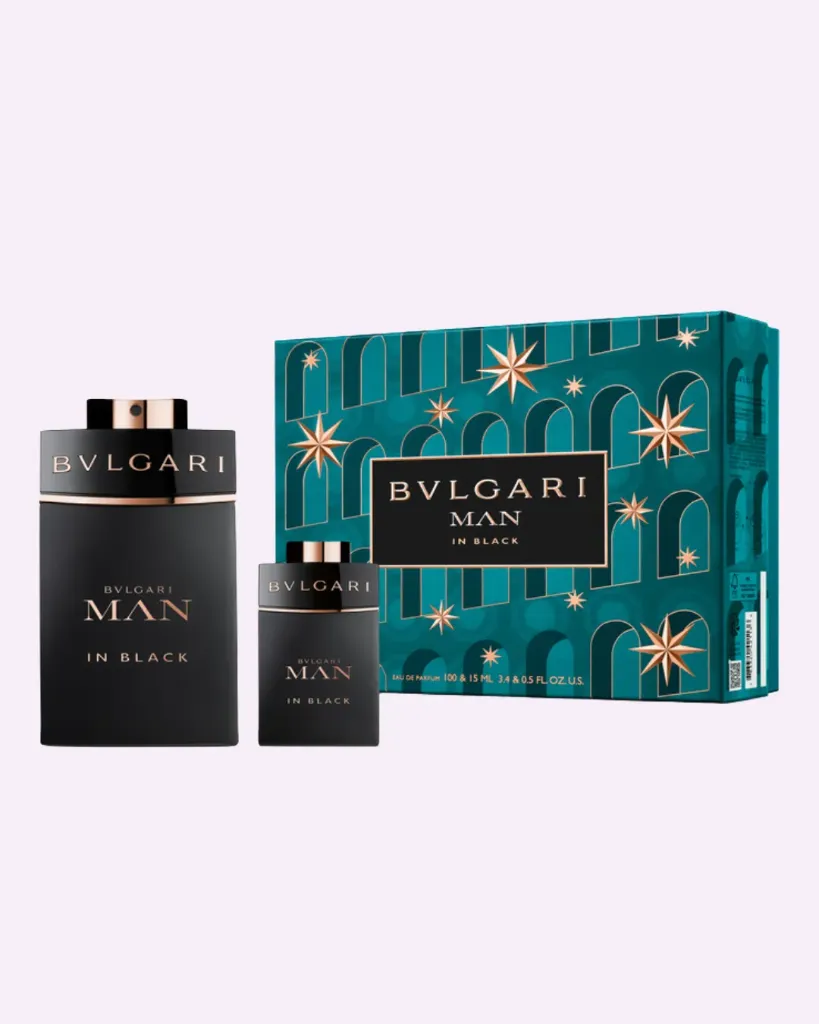 ESTUCHE BVLGARI MAN IN BLACK NUEVA REF EDP/ H 2 PZS 3.4 OZ + 15 ML 