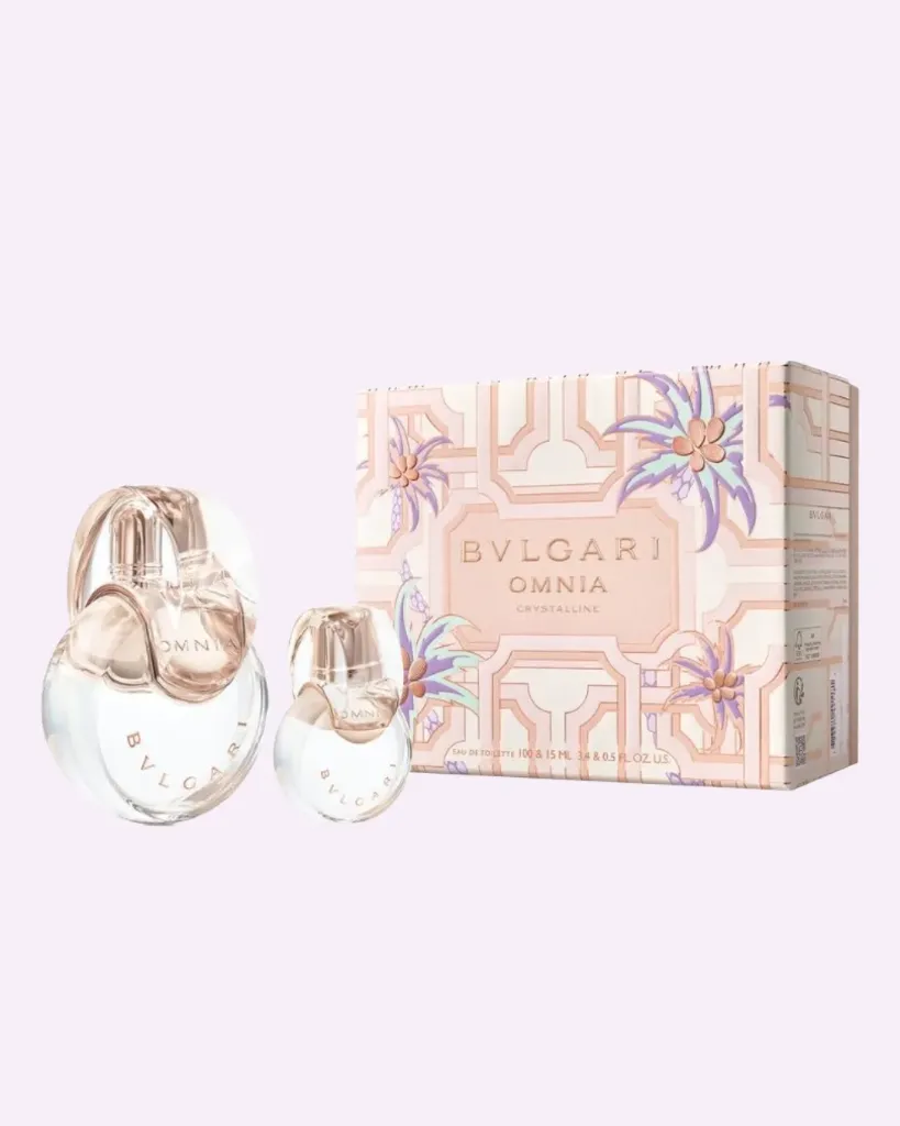 Bvlgari Omnia Crystalline Gift Set 100ml EDT + 15ml EDT