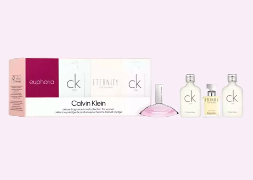 Calvin Klein (L) Mini 2 X CK One EDT 10ml + Euphoria EDP 5ml + Eternity EDP 5ml