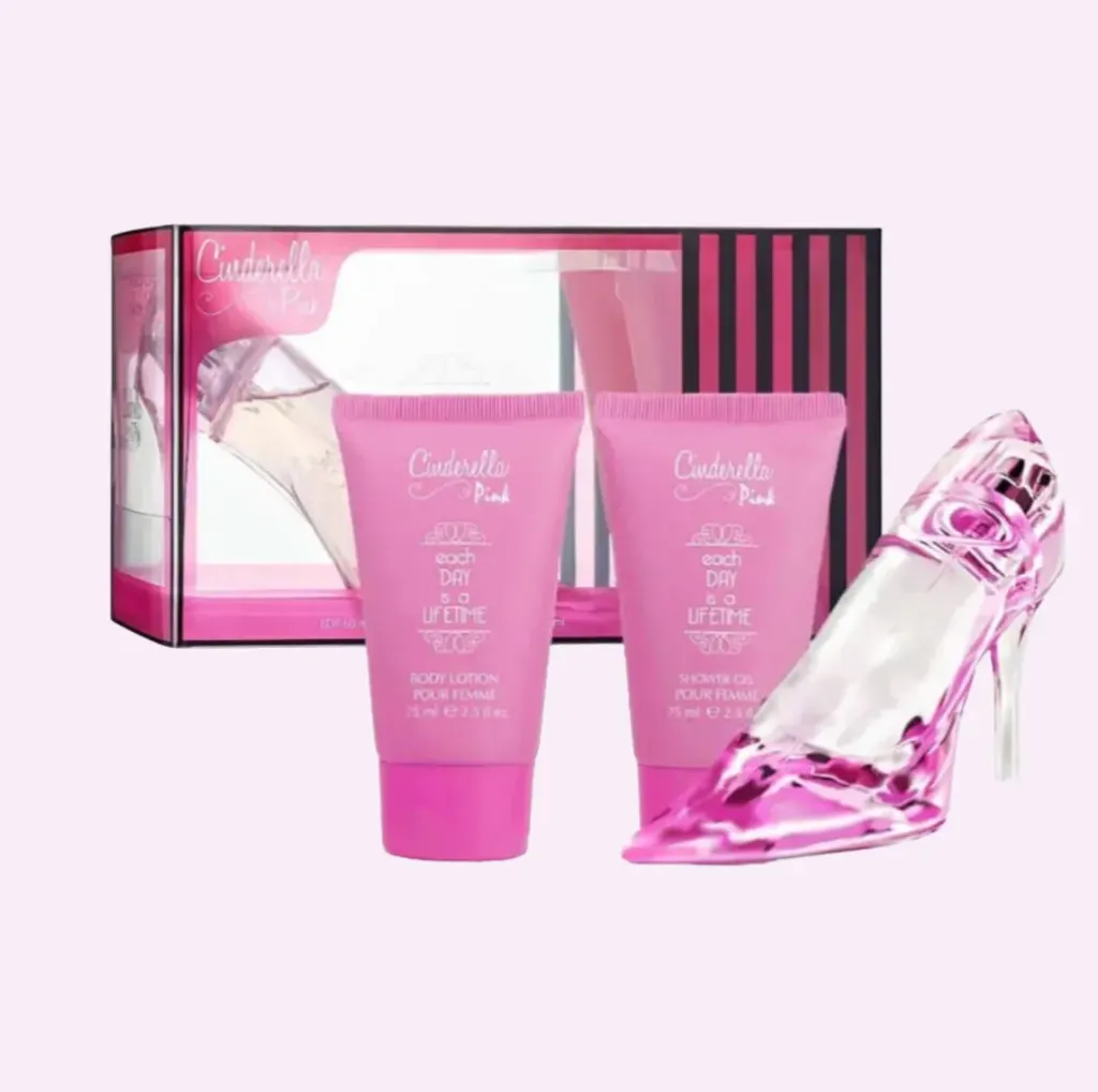 ESTUCHE DISNEY CINDERELLA PINK TACON EDT / D 3 PZS 