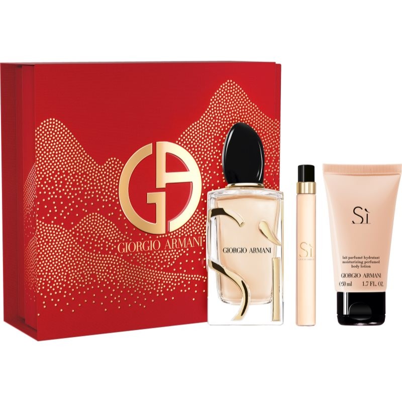 ESTUCHE GIORGIO ARMANI SI EDP / D 3 PZS 3.4 OZ + BL + 10ML 