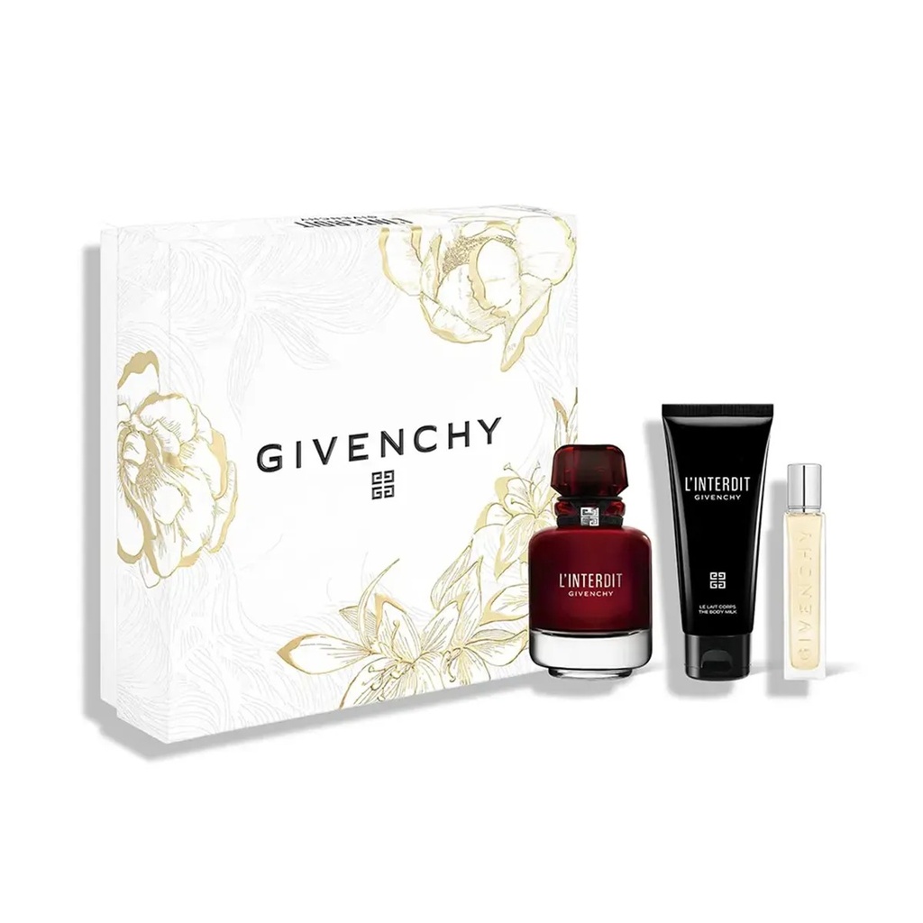 ESTUCHE GIVENCHY L INTERDIT ROUGE EDP / D 3 PZS + SG + 12.5 ML 