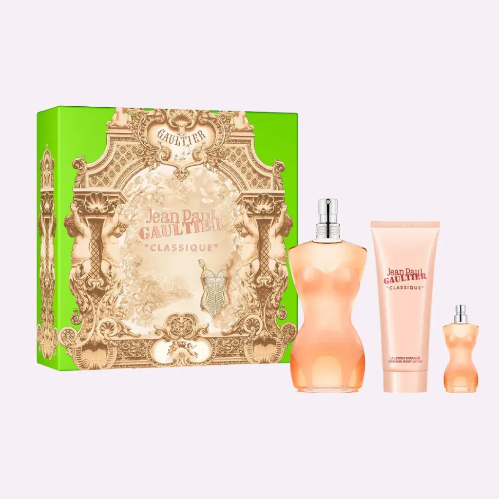 Jean Paul Gaultier Classique Gift Set 100ml EDT + 75ml Body Lotion + 6ml EDT