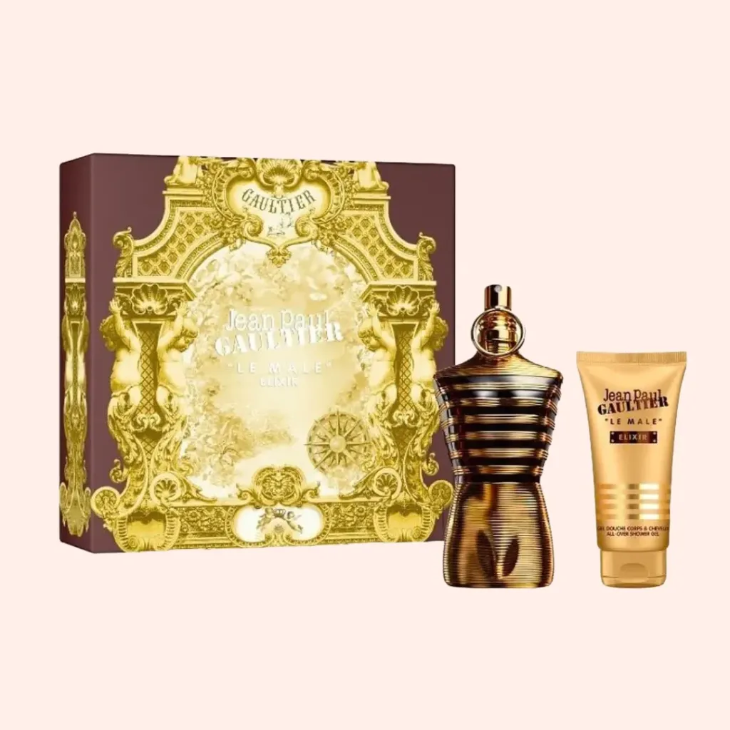 ESTUCHE JEAN PAUL GAULTIERLE MALE ELIXR EDP / H 2 PZS 4.2 OZ + Shower Gel