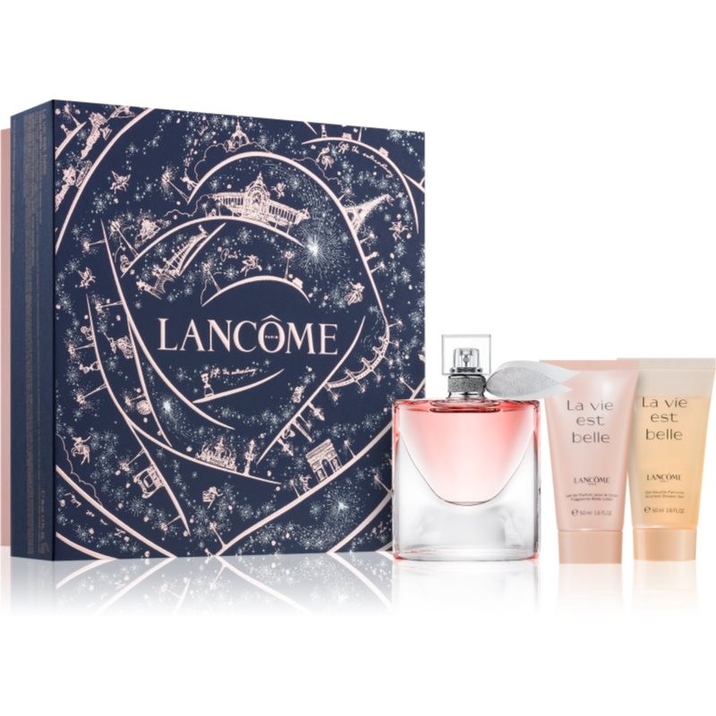ESTUCHE LANCOME LA VIE EST BELLE EDP / 3 PZS 1.7 OZ + SG + BL 