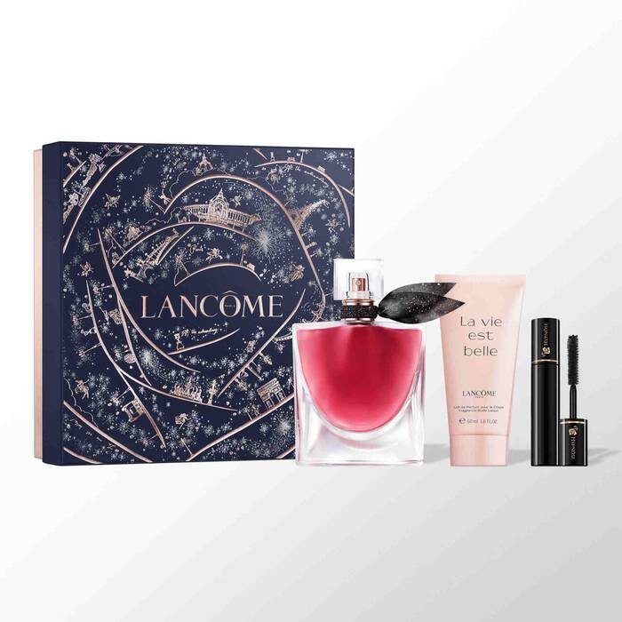 ESTUCHE LANCOME LA VIE EST BELLE ELIXIR EDP / D 3 PZS 1.7 OZ + BL + MASCARA 
