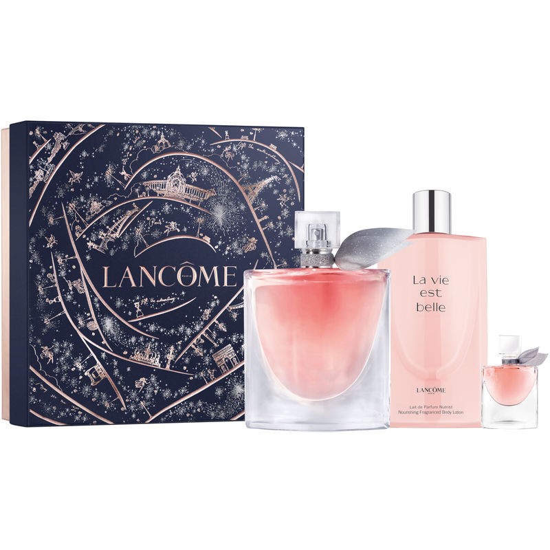 ESTUCHE LANCOME LA VIE EST BELLE EDP / D 3 PZ 3.4 OZ+ 10 ML + BL 