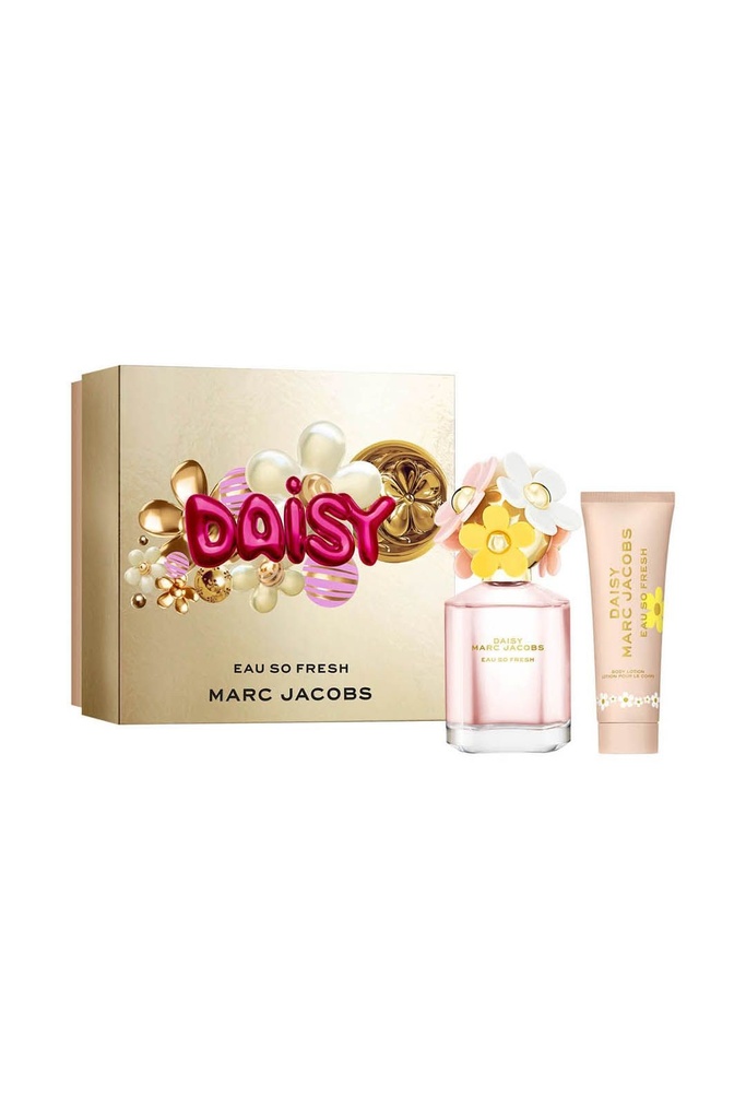 ESTUCHE MARC JACOBS DAISY EAU SO FRESH EDT / D 2 PZS 2.5 OZ + BL 