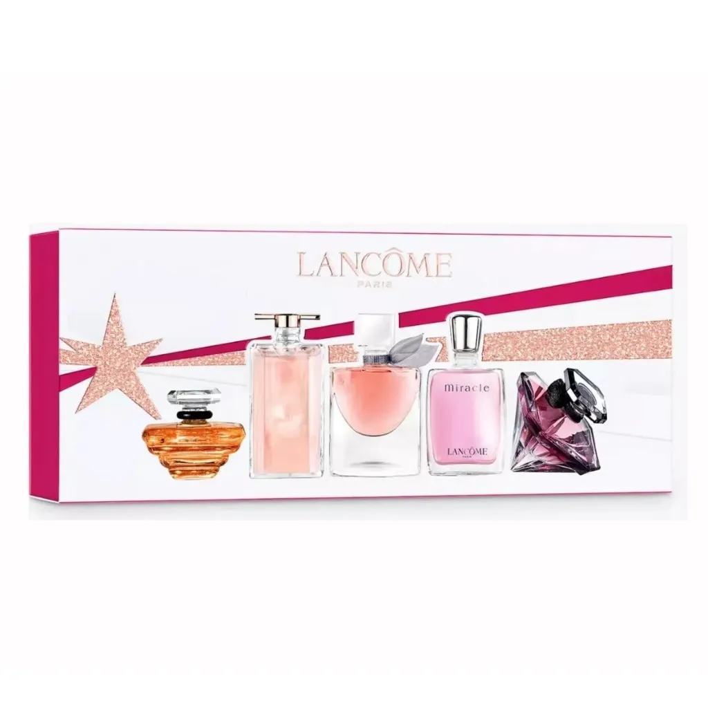 Lancôme Miniature Fragrances Gift Set 5ml EDP IDôle + 4ml EDP La Vie Est Belle + 7.5ml EDP Trésor + 5ml EDP Miracle + 5ml La Nuit Tresor EDP